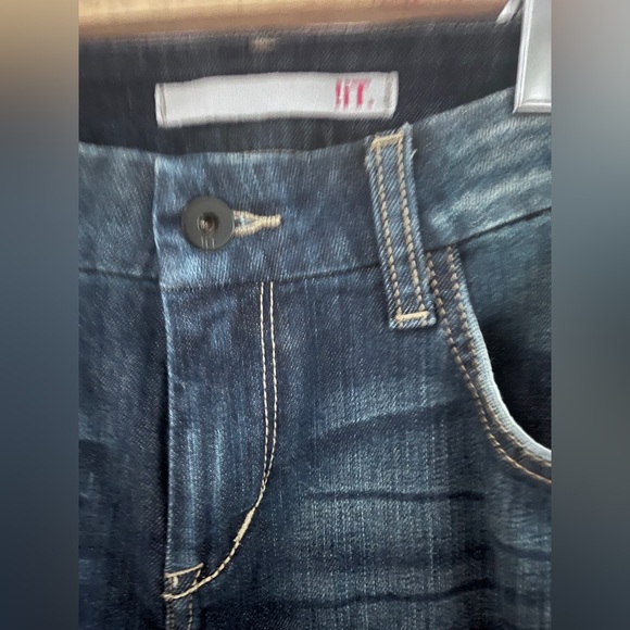! It jeans bleu size 28 curvy slim boot - Picture 2 of 8